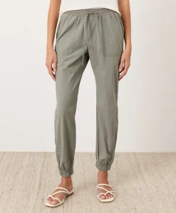 Organic Stretch Poplin Jogger