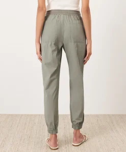 Organic Stretch Poplin Jogger