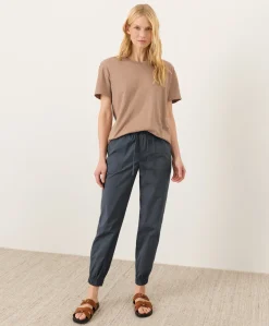 Organic Stretch Poplin Jogger