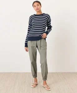 Organic Stretch Poplin Jogger