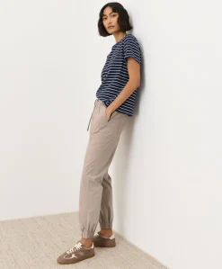 Organic Stretch Poplin Jogger