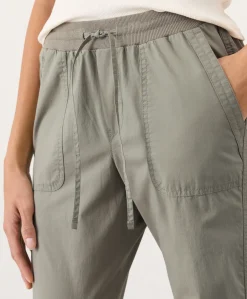 Organic Stretch Poplin Jogger