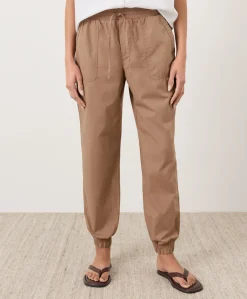 Organic Stretch Poplin Jogger