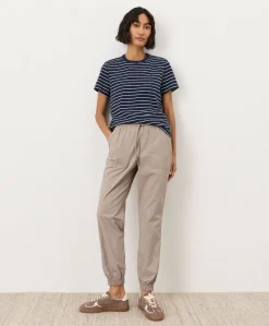 Organic Stretch Poplin Jogger