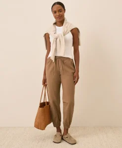Organic Stretch Poplin Jogger