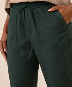 Organic Stretch Poplin Jogger
