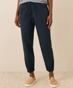 Organic Stretch Poplin Jogger