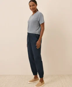 Organic Stretch Poplin Jogger