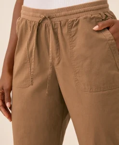 Organic Stretch Poplin Jogger