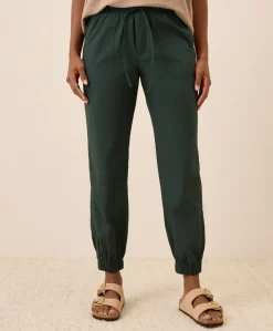 Organic Stretch Poplin Jogger