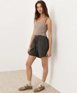Organic Stretch Poplin Short