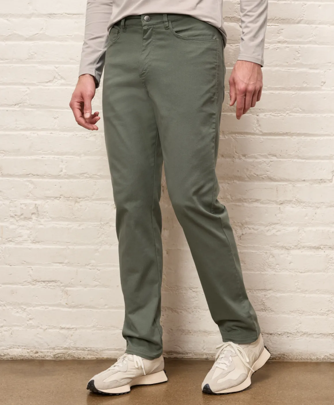 Organic Stretch Twill 5-Pocket Pant