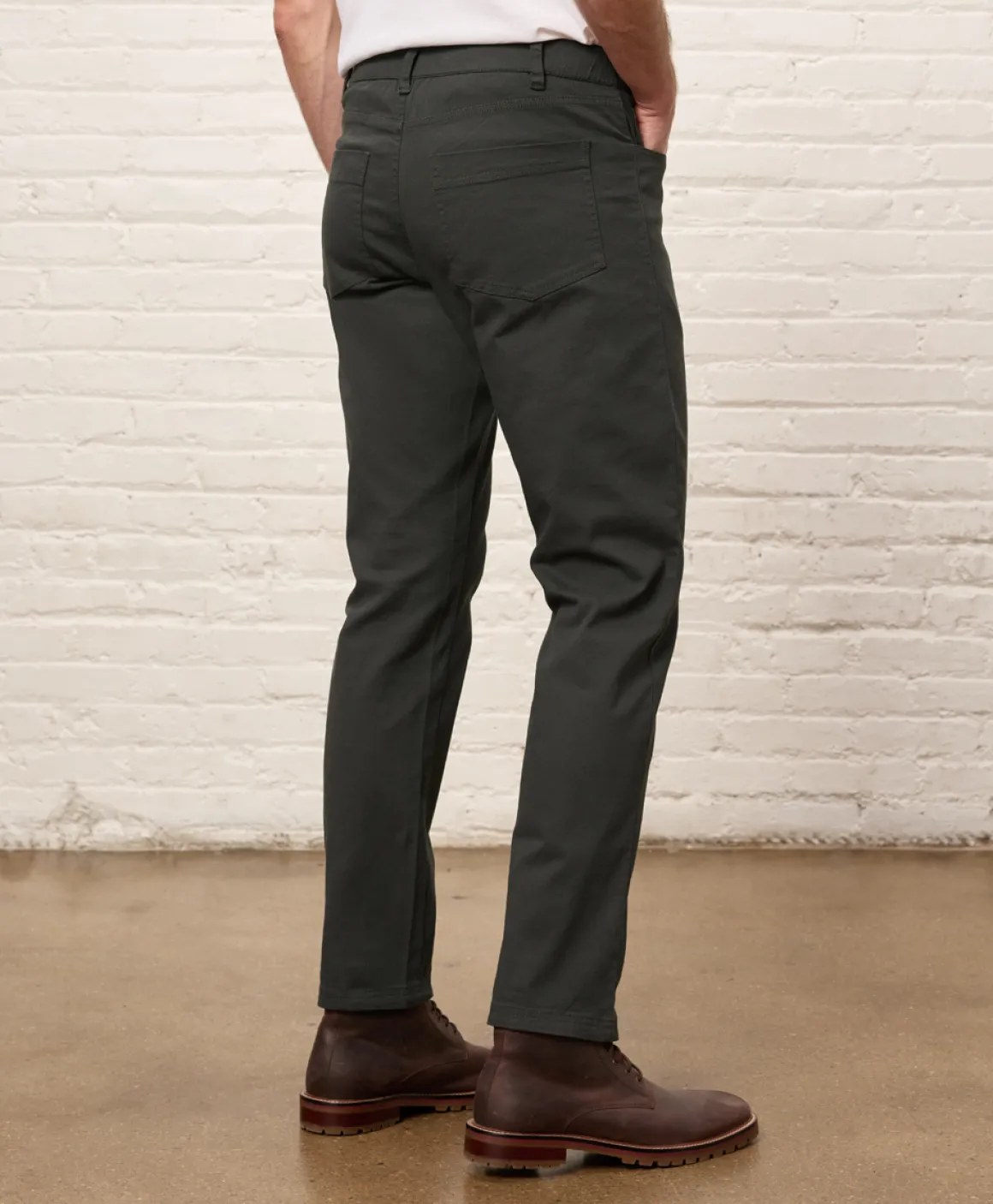 Organic Stretch Twill 5-Pocket Pant