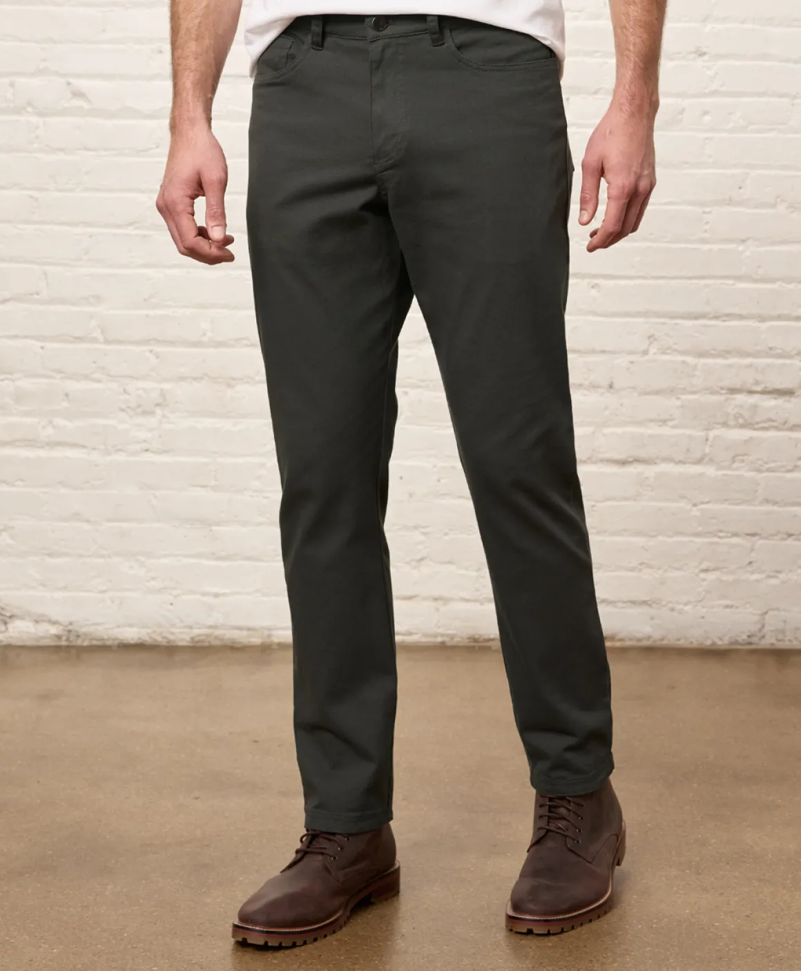 Organic Stretch Twill 5-Pocket Pant