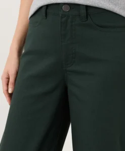 Organic Stretch Twill Wide Leg Pant
