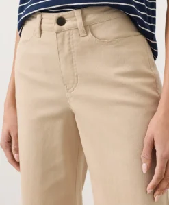Organic Stretch Twill Wide Leg Pant