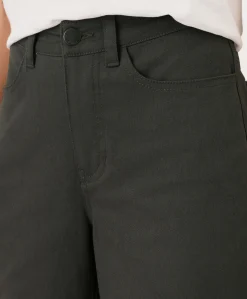 Organic Stretch Twill Wide Leg Pant