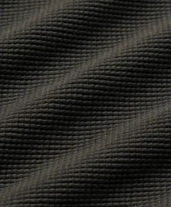 Organic Thermal Waffle Wide Leg Pant