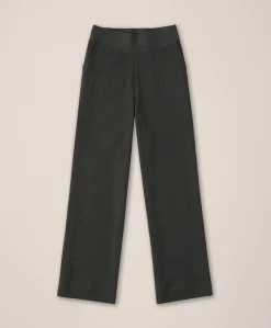 Organic Thermal Waffle Wide Leg Pant