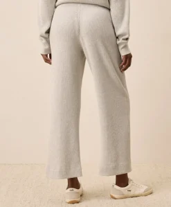 Organic Thermal Waffle Wide Leg Pant