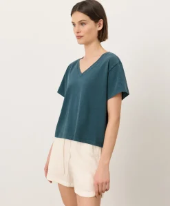 Organic Vintage Jersey V-Neck Tee