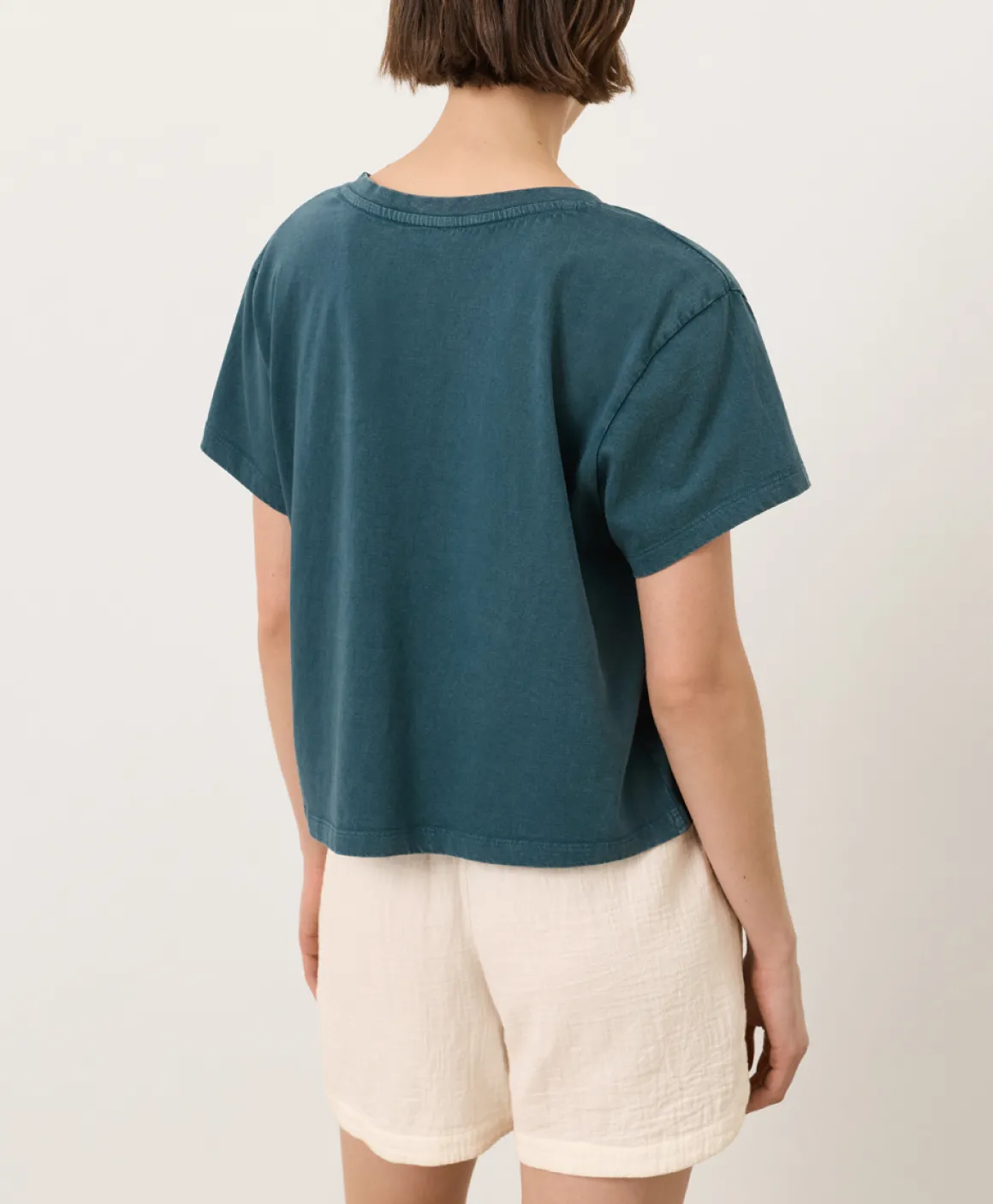 Organic Vintage Jersey V-Neck Tee