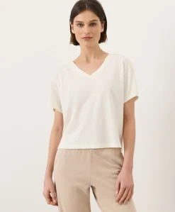 Organic Vintage Jersey V-Neck Tee