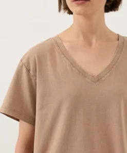 Organic Vintage Jersey V-Neck Tee