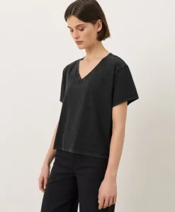 Organic Vintage Jersey V-Neck Tee