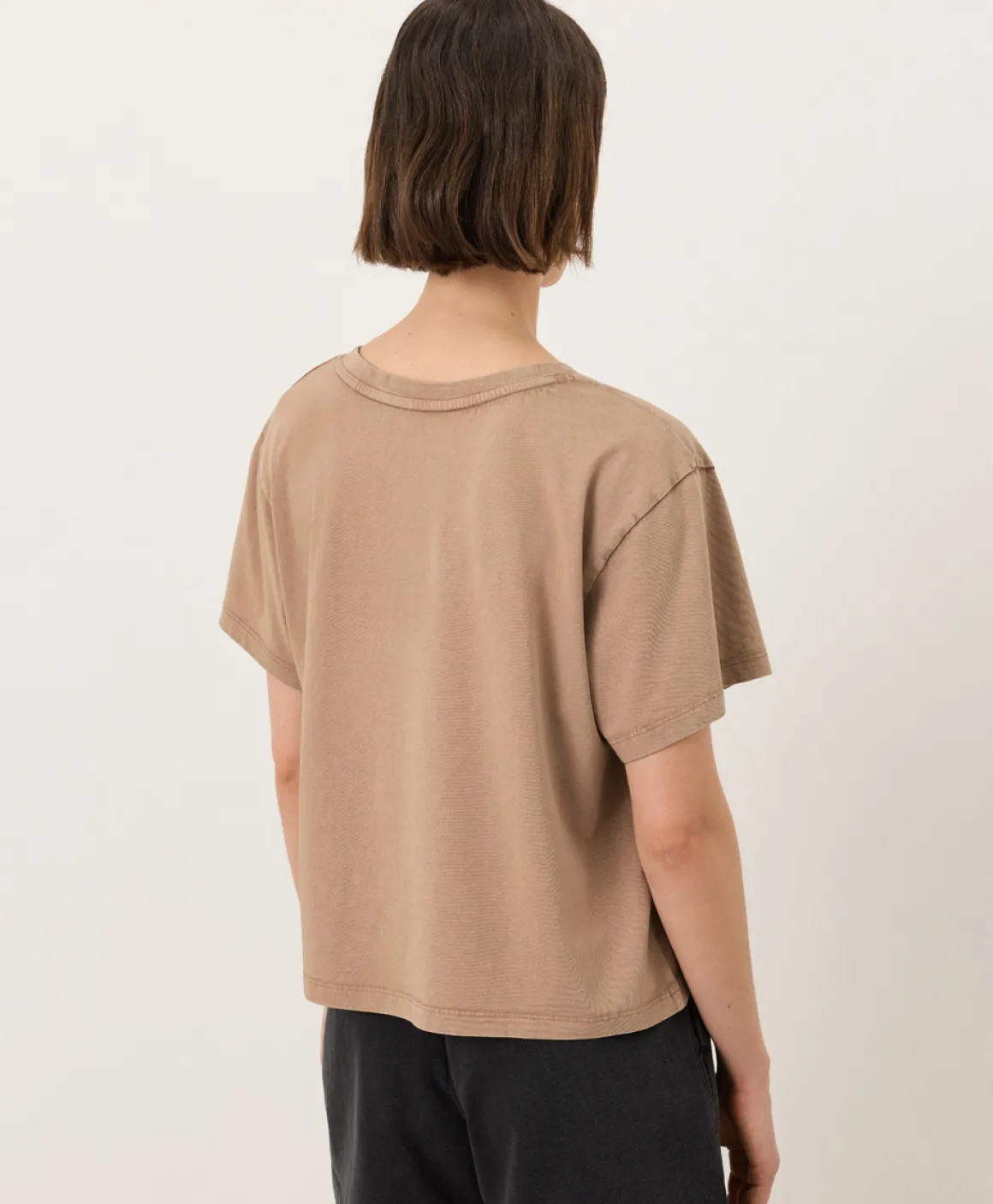 Organic Vintage Jersey V-Neck Tee
