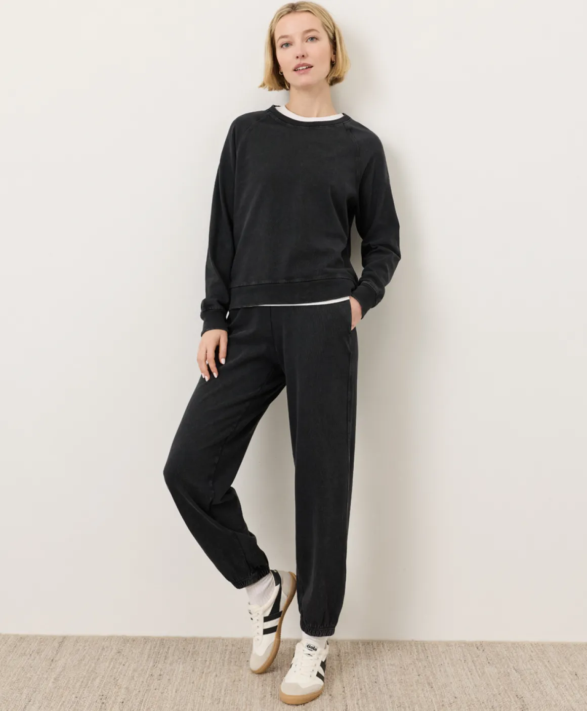 Organic Weekends Relaxed Raglan Sweatshirt