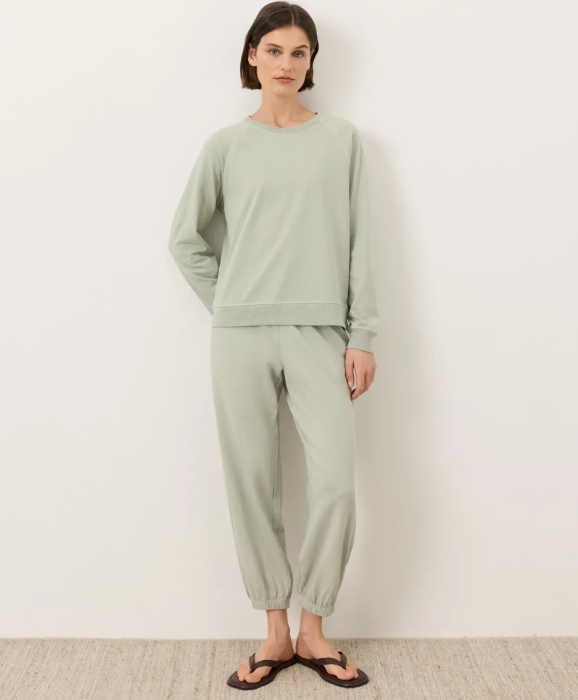 Organic Weekends Relaxed Raglan Sweatshirt