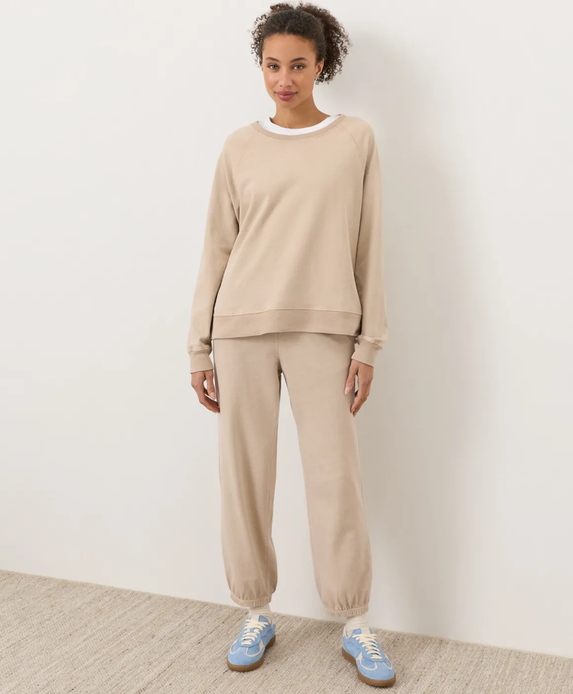 Organic Weekends Relaxed Raglan Sweatshirt